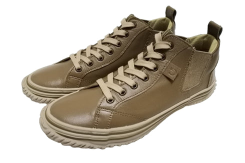 【SPINGLE SP442 オリーブグレー】カンガルー革ミドルカットサイドゴア