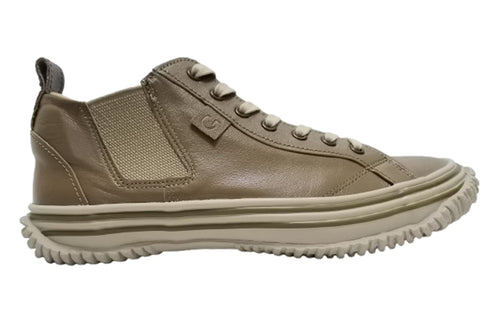 【SPINGLE SP442 オリーブグレー】カンガルー革ミドルカットサイドゴア