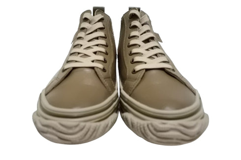 【SPINGLE SP442 オリーブグレー】カンガルー革ミドルカットサイドゴア