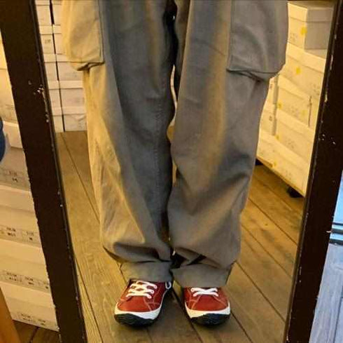 【SPINGLE SP442 アイボリー】カンガルー革ミドルカットサイドゴア