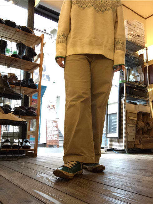 【SPINGLE SP442 アイボリー】カンガルー革ミドルカットサイドゴア