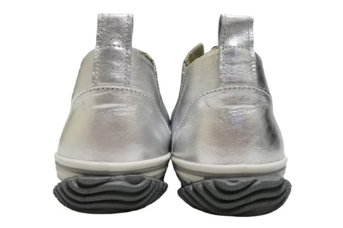 【SPINGLE SP442 シルバー】カンガルー革ミドルカットサイドゴア