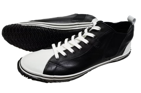 【SPINGLE SP442 ホワイト/ブラック】カンガルー革ミドルカットサイドゴア