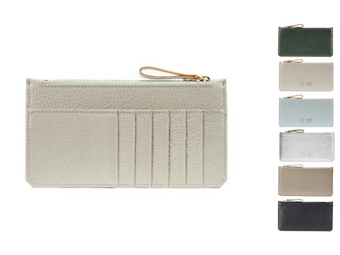 【豊岡財布 つつむ SW203 シルバー】TUTUMU flat カード&コインケース