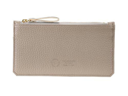 【豊岡財布 つつむ SW203 トープ】TUTUMU flat カード&コインケース