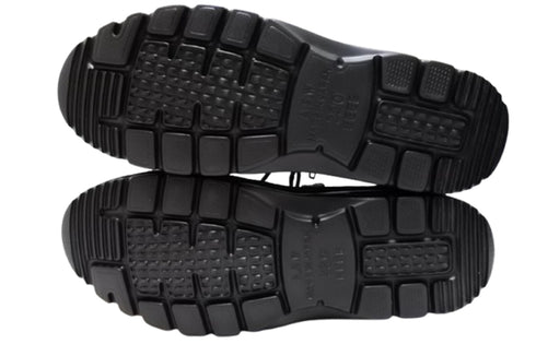 【TODAY'S T7091S ブラック】シュリンクレザーサイドジップスニーカー レディース