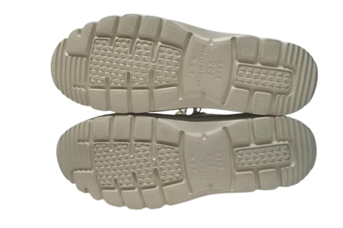 【TODAY'S T7091S アイボリー】シュリンクレザーサイドジップスニーカー レディース