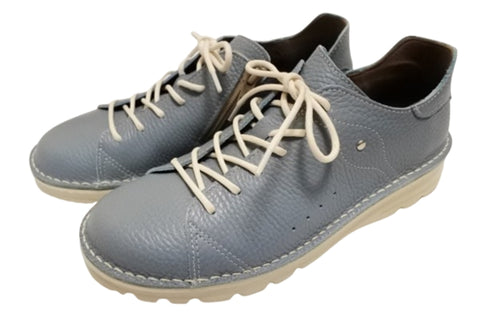 【TODAY'S T7091S ロイヤルブルー】シュリンクレザーサイドジップスニーカー レディース