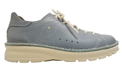 【TODAY'S T7091S ロイヤルブルー】シュリンクレザーサイドジップスニーカー レディース