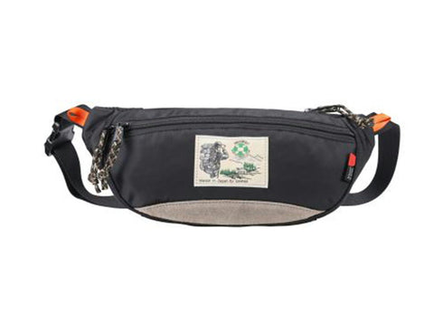 【豊岡鞄 WALK ABOUT WA1000 ブラック】WALK ABOUT WOODS Rei West Bag ウエストポーチ