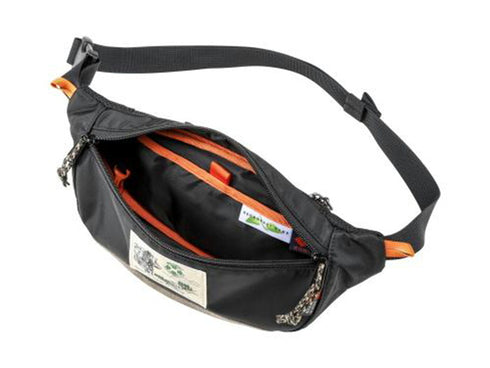 【豊岡鞄 WALK ABOUT WA1000 ブラック】WALK ABOUT WOODS Rei West Bag ウエストポーチ