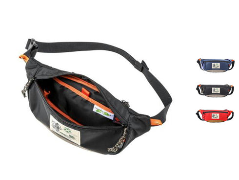 【豊岡鞄 WALK ABOUT WA1000 レッド】WALK ABOUT WOODS Rei West Bag ウエストポーチ