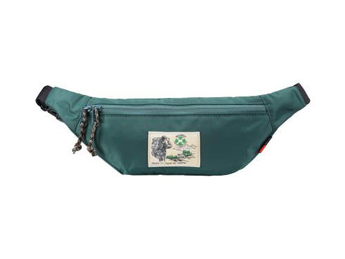 【豊岡鞄 WALK ABOUT WA1001 グリーン】WALK ABOUT WOODS Flat Body Bag ウエストポーチ