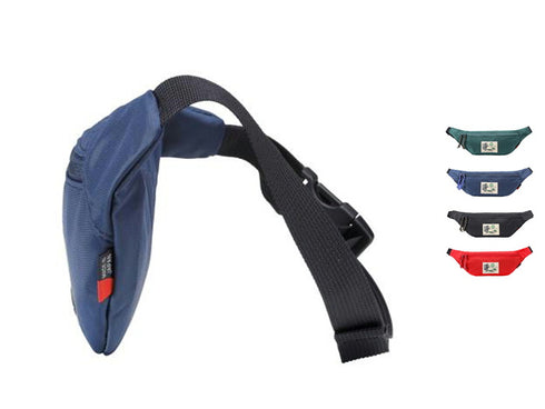 【豊岡鞄 WALK ABOUT WA1001 レッド】WALK ABOUT WOODS Flat Body Bag ウエストポーチ