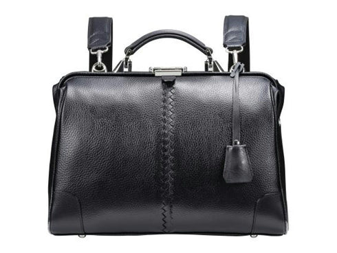 【豊岡鞄 YOUTA YK-4E ブラック】YOUTA ELK 3WAY横ダレスバッグ S