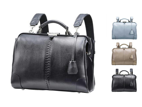 【豊岡鞄 YOUTA YK-4E トープ】YOUTA ELK 3WAY横ダレスバッグ S