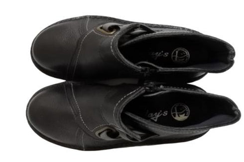 【TODAY'S 0110 ブラック】国産本革サイドジップレザースニーカー