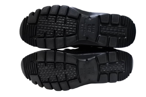 【TODAY's 0206 グレー】幅広4E サイドジップミドルブーツ