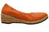 【arui_toe 1100 オレンジ】伸縮ゴムの本革コンフォートスリッポン