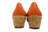 【arui_toe 1100 オレンジ】伸縮ゴムの本革コンフォートスリッポン