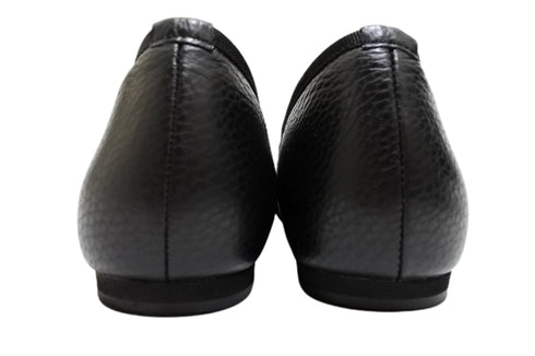 【arui_toe 1701 ブラック】リボンモチーフ本革パンプス