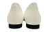 【arui_toe 1701 オフホワイト】リボンモチーフ本革パンプス