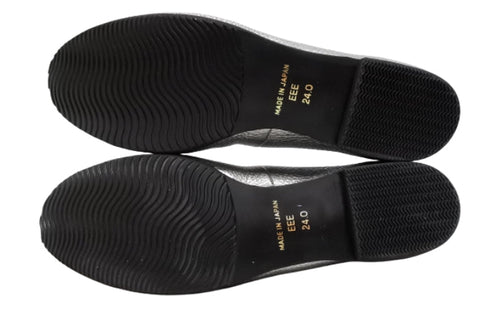 【arui_toe 1701 チタン】リボンモチーフ本革パンプス