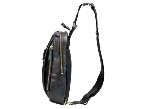 【豊岡鞄 木和田正昭商店 179468 ブラック】ORIGINAL BASIC 皮革ワンショルダーバッグ