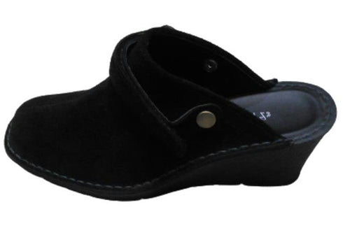 【インコルジェ2016 ブラック】ウェッジハイヒール2WAYミュール