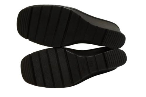 【インコルジェ 2027 ワイン】ウェッジハイヒールスリッポンシューズ