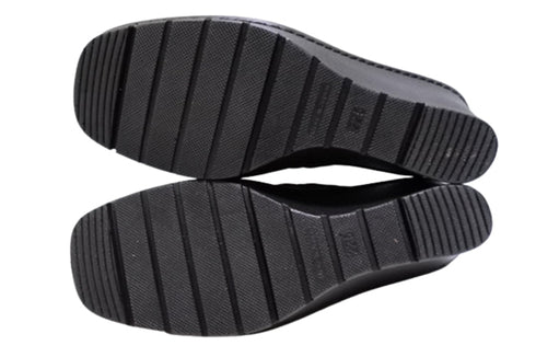 【インコルジェ 2036 オリーブ】本革ウェッジハイヒールオープントゥサンダル