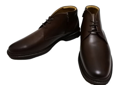 【Rinescante Valentiano23 ダークブラウン】ストリングタイプチャッカブーツ