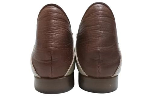 【TODAY'S 2418 グレー】本革ポインテッドトゥ サイドゴアフラットシューズ