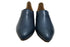 【TODAY'S 2418 ネイビー】本革ポインテッドトゥ サイドゴアフラットシューズ