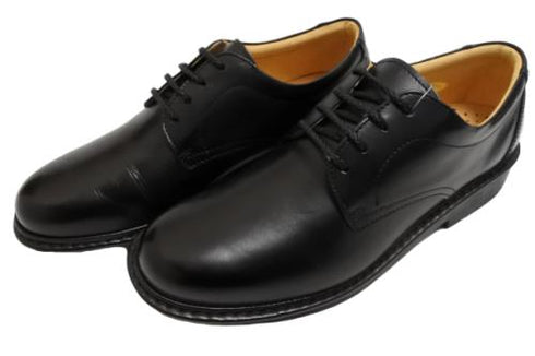 【Rinescante Valentiano 3023 ブラック】プレーントゥビジネスシューズ