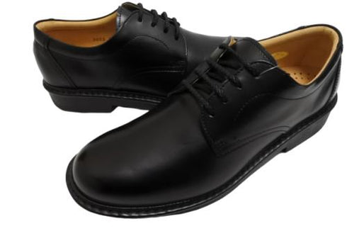 【Rinescante Valentiano 3023 ブラック】プレーントゥビジネスシューズ