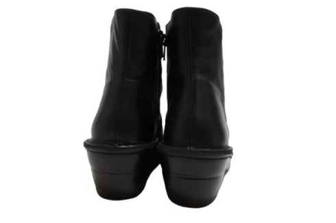 【インコルジェ3204 ブラック】くしゅスマートショートブーツ