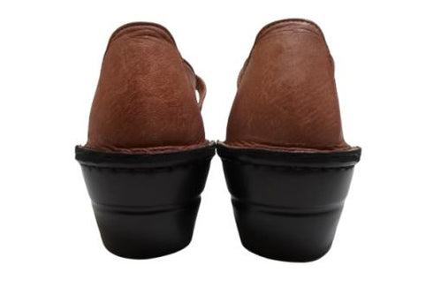 【インコルジェ 3221 ピンク】フラワーモチーフオープントゥシューズ