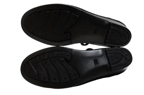 【インコルジェ 32211 ブラック】シンプルなオープントゥシューズ