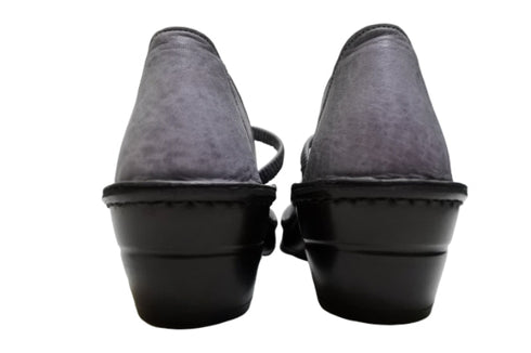 【インコルジェ 32211 パープル】シンプルなオープントゥシューズ