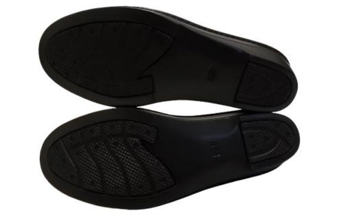 【インコルジェ 3232 ブラック】ターバンリボンパンプス