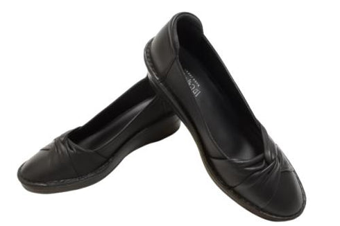 【インコルジェ 3232 ブラック】ターバンリボンパンプス