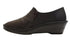 【インコルジェ3235 ダークブラウン】デザインスリッポンシューズ