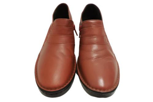 【インコルジェ3235 ワイン】デザインスリッポンシューズ