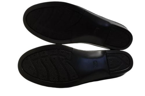 【インコルジェ3249 ブラック】くしゅくしゅスマートスリッポン