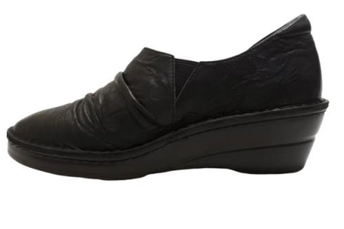 【インコルジェ3249 ブラック】くしゅくしゅスマートスリッポン