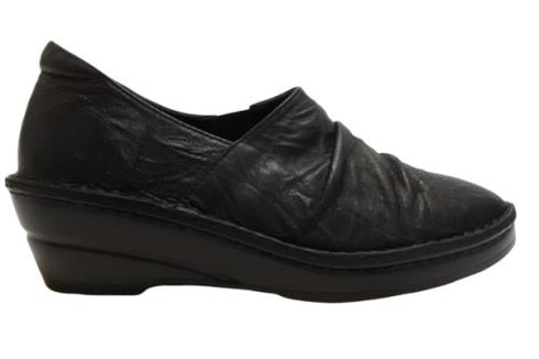 【インコルジェ3249 ブラック】くしゅくしゅスマートスリッポン