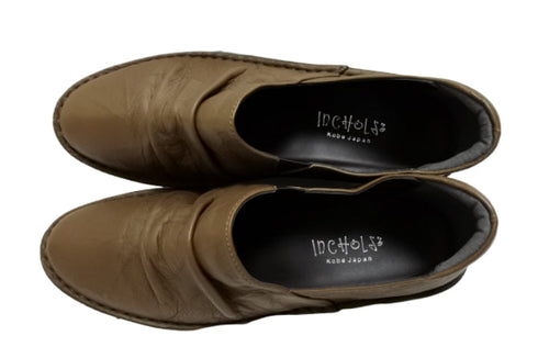 【インコルジェ3249 ダークブラウン】くしゅくしゅスマートスリッポン