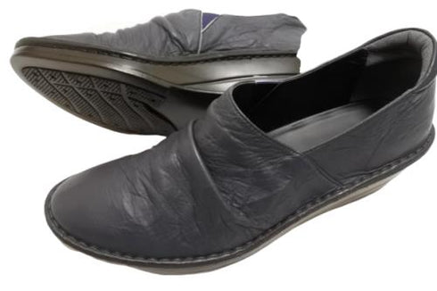 【インコルジェ3249 ダークネイビー】くしゅくしゅスマートスリッポン