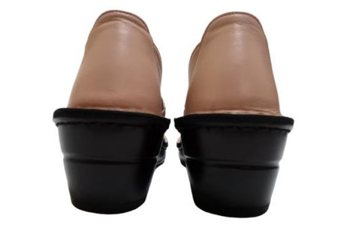 【インコルジェ3254 ライトピンク】ウェッジソールななめストラップパンプス